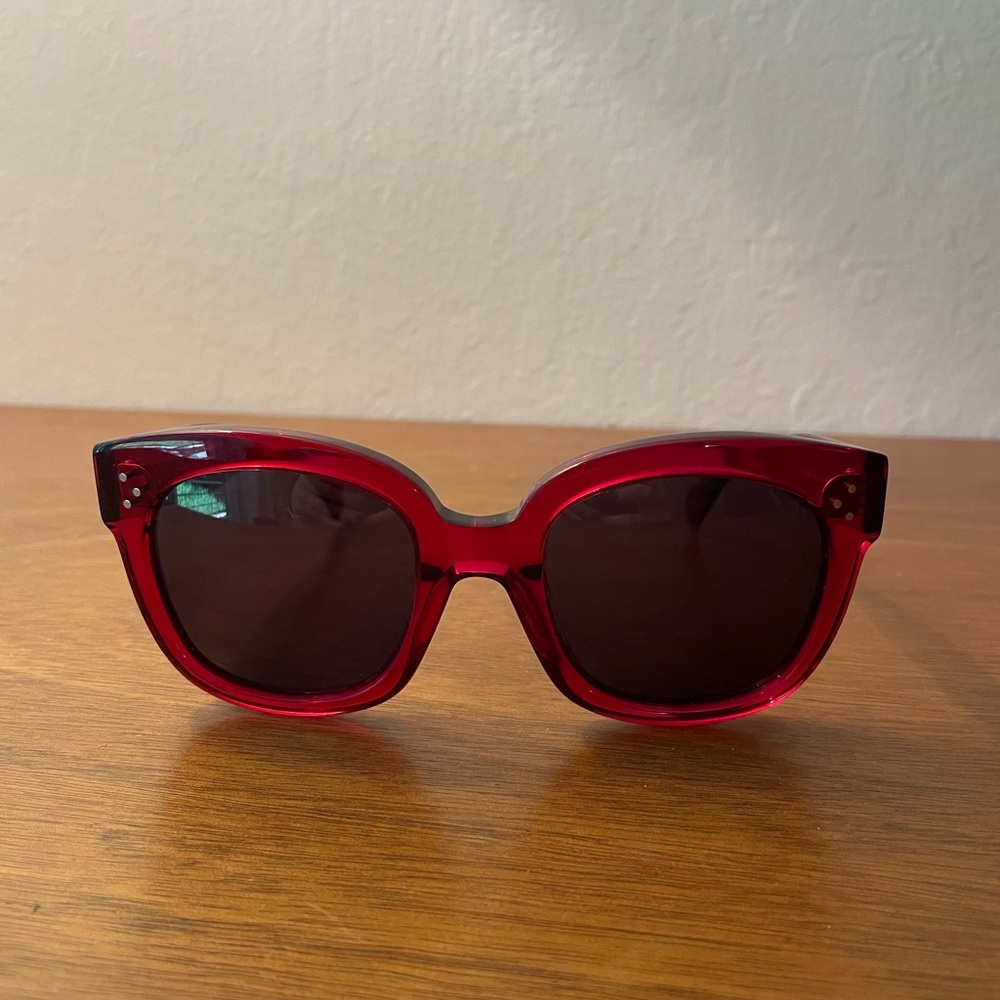 Celine Red Sunglasses